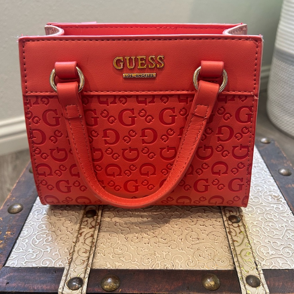 GUESS Coral Embossed Mini Bag